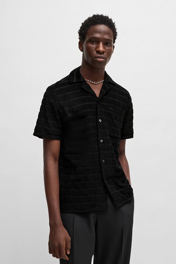 ΠΟΥΚΑΜΙΣΟ HUGO - 001 ΜΑΥΡΟ